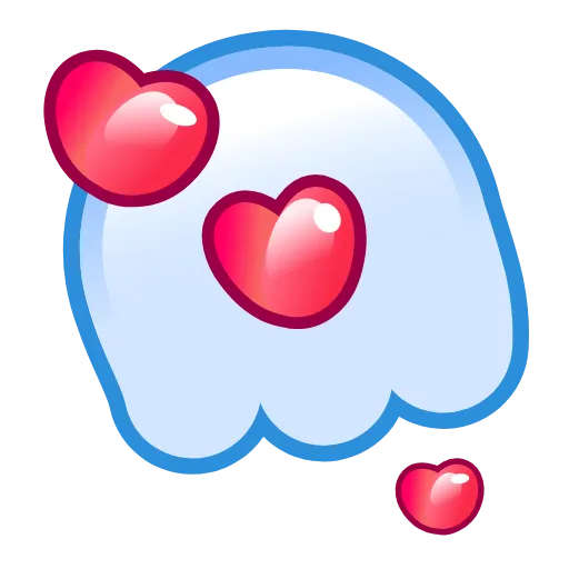 Стикер 9 Ghost Emoji