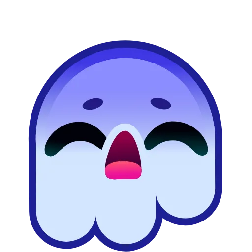 Стикер 20 Ghost Emoji