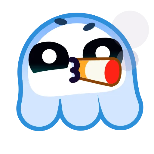 🚬 Стикер «Ghost Emoji» для Telegram
