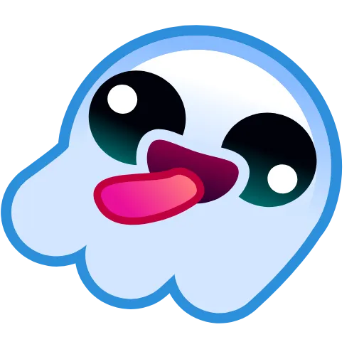 Стикер 13 Ghost Emoji