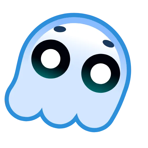 Стикер 23 Ghost Emoji
