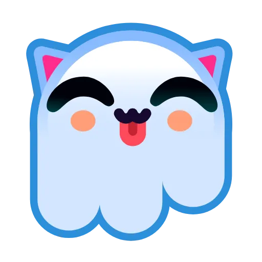 Стикер 34 Ghost Emoji