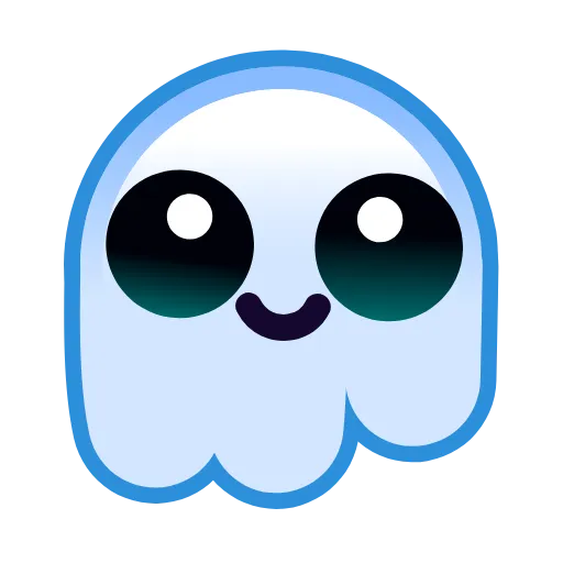 Стикер 22 Ghost Emoji