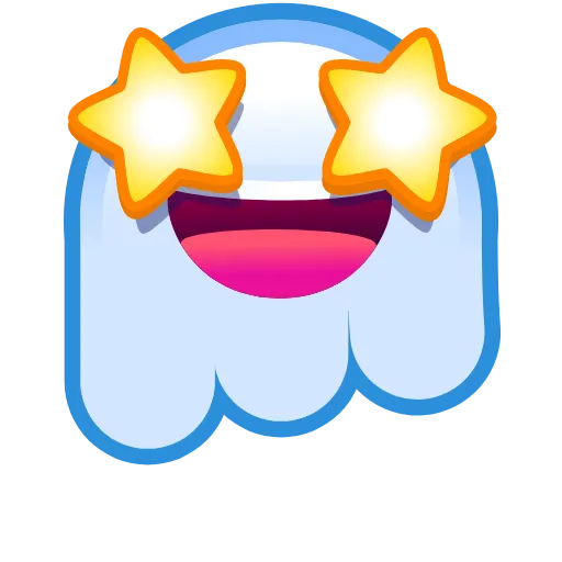 Стикер 15 Ghost Emoji
