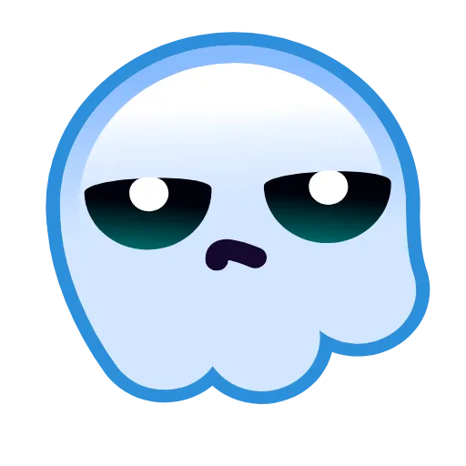 Стикер 27 Ghost Emoji