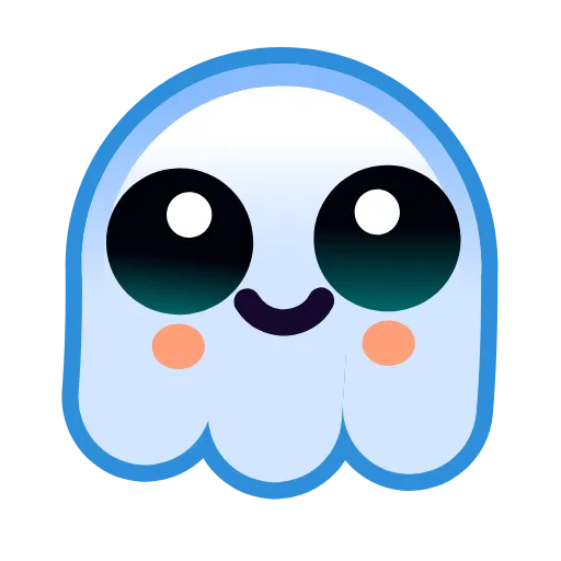 Стикер 7 Ghost Emoji