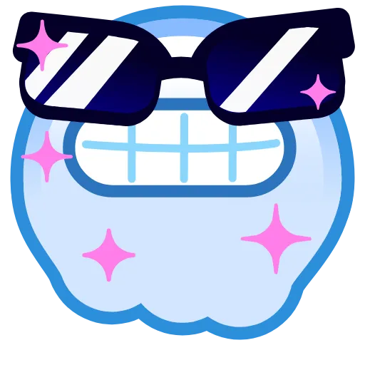 Стикер 14 Ghost Emoji