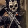 Стикер 50 👻 Ghost - эмодзи с гоустом по игре CoD