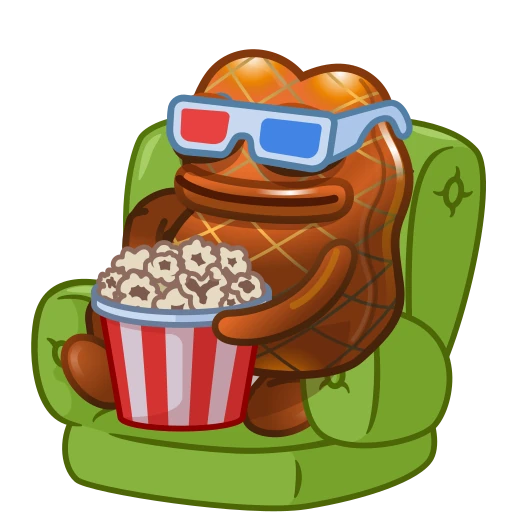 🍿 Стикер «Gift Votes» для Telegram