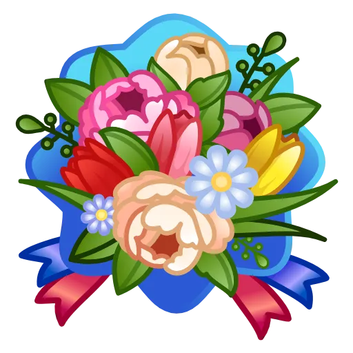 💐 Стикер «Подарки на 8 марта» для Telegram