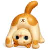 😺 Эмодзи «Зелено-фиолетовые буквы и эмодзи» для Telegram