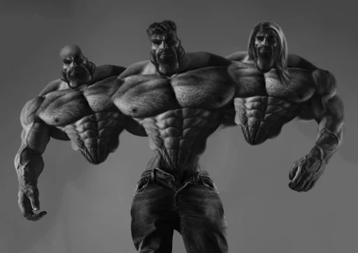Стикер 25 Gigachad1