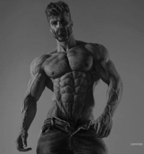 Стикер 22 Gigachad1