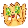 Стикер 11 Ginger Cat