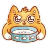 Стикер 6 Ginger Cat
