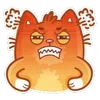 Стикер 10 Ginger Cat