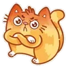 Стикер 17 Ginger Cat