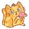 Стикер 24 Ginger Cat