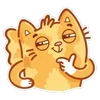Стикер 20 Ginger Cat