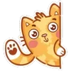 Стикер 8 Ginger Cat