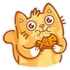 Стикер 25 Ginger Cat