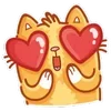 Стикер 4 Ginger Cat
