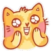 Стикер 13 Ginger Cat