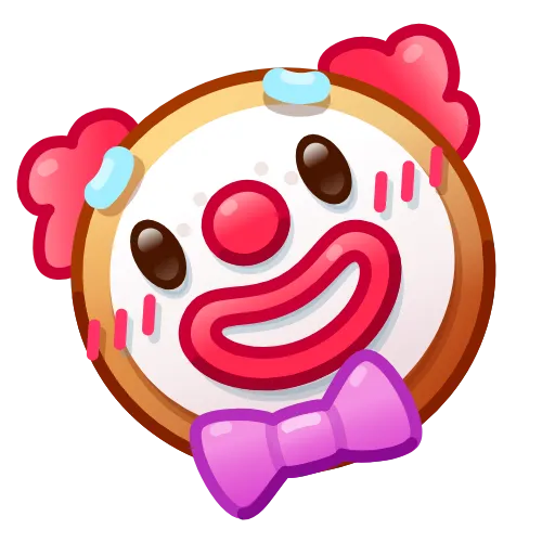 Стикер 16 Gingerbread Emoji
