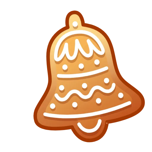 Стикер 40 Gingerbread Emoji