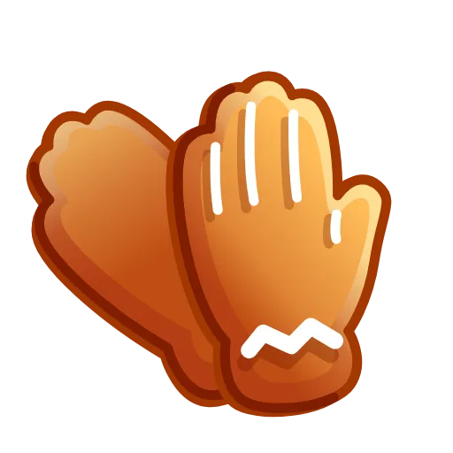 Стикер 17 Gingerbread Emoji