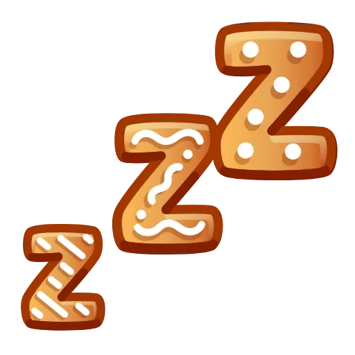 Стикер 39 Gingerbread Emoji