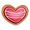 🧡 Эмодзи «Имбирный пряник - зимние буквы, иконки, таблички» для Telegram