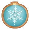 🧡 Эмодзи «Имбирный пряник - зимние буквы, иконки, таблички» для Telegram