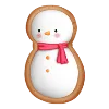 🧡 Эмодзи «Имбирный пряник - зимние буквы, иконки, таблички» для Telegram