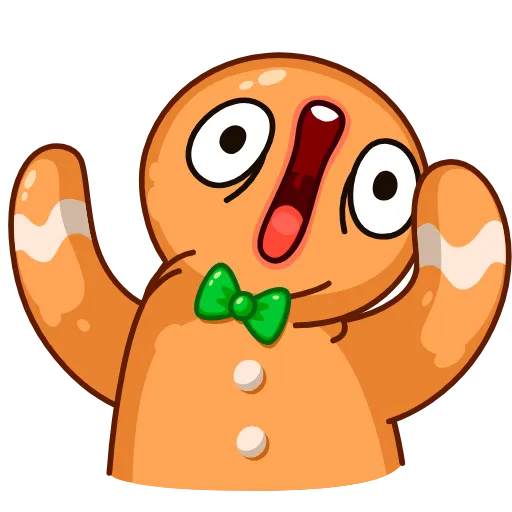 Стикер 19 Gingerbread Man