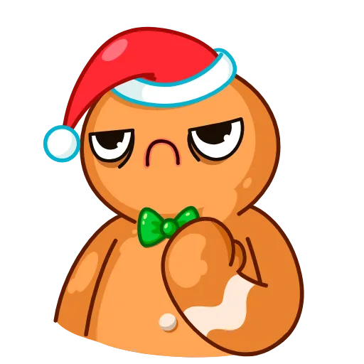Стикер 14 Gingerbread Man