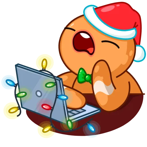 Стикер 22 Gingerbread Man