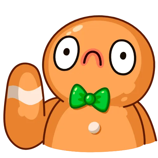 Стикер 25 Gingerbread Man
