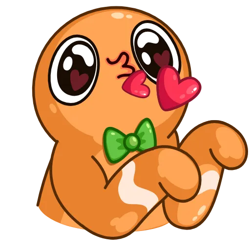 Стикер 3 Gingerbread Man