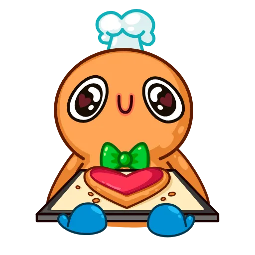 Стикер 20 Gingerbread Man