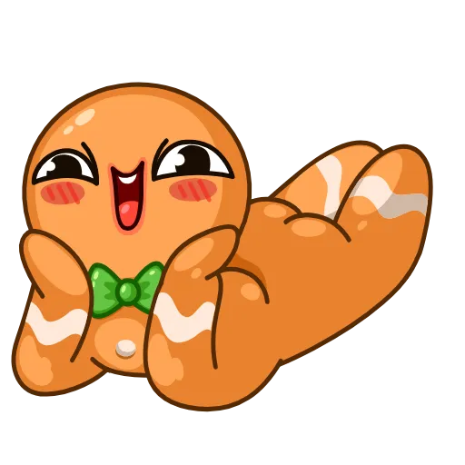 Стикер 12 Gingerbread Man