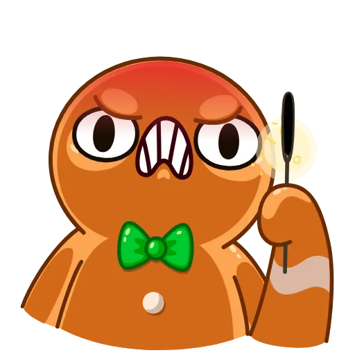 Стикер 18 Gingerbread Man