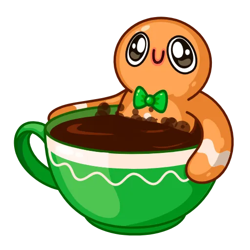 Стикер 16 Gingerbread Man