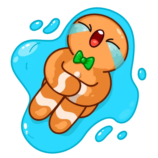 Стикер 24 Gingerbread Man