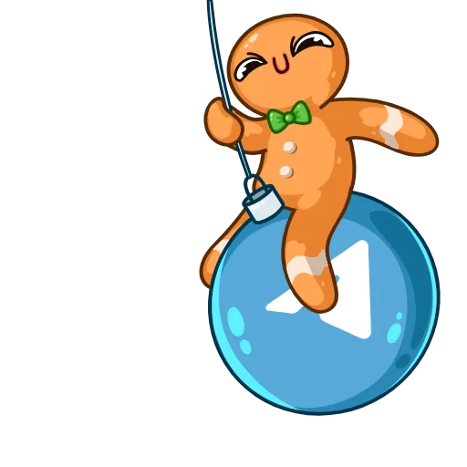 Стикер 6 Gingerbread Man