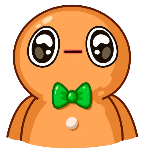 Стикер 9 Gingerbread Man