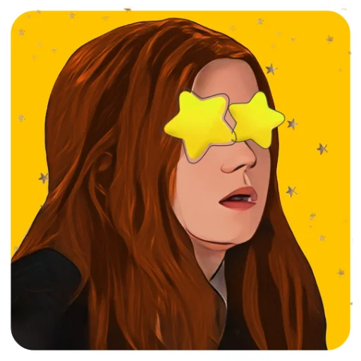 🤩 Стикер «Джинни» для Telegram