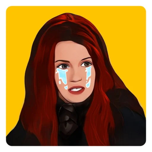 😭 Стикер «Джинни» для Telegram