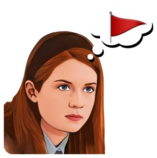 🚩 Стикер «Джинни» для Telegram
