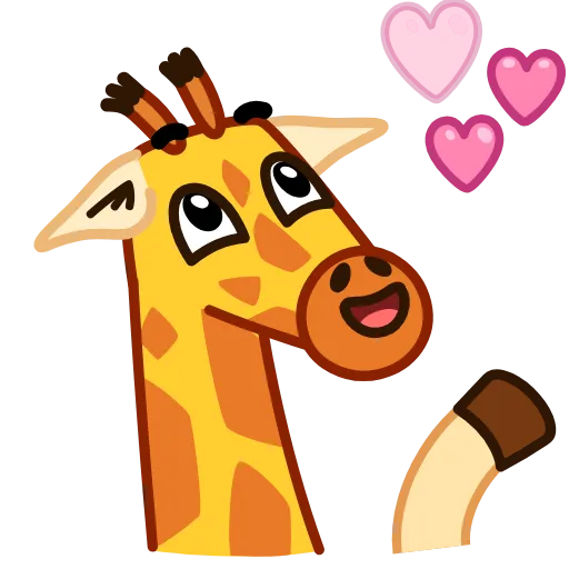 Стикер 2 Giraffe Spotty